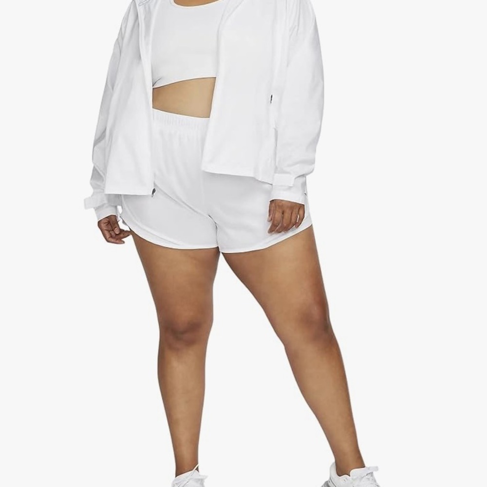 Nike Women's Dry Fit Running White Shorts